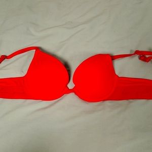 VS PINK Wear Everywhere Push-up bra 32A Red Pepper